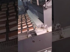 Chocolate puro de 5HP 1000m m que envuelve la máquina con los sensores llanos