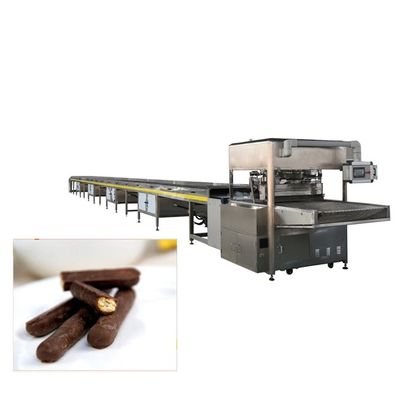 comprar Máquina de enrobing de chocolate de espesor constante de 900 mm online manufacture