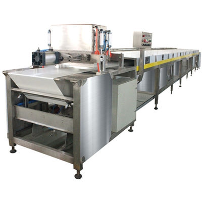 Chocolate de acero inoxidable Chip Making Machine de 100kg 600m m
