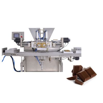 Máquina de moldeado de chocolate con depósito neumático de 100 kg/h