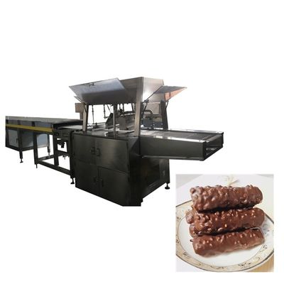 Máquina para enrobar chocolate pequeño de 400 mm y 100 kg/h