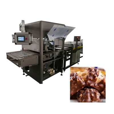 3 zonas de temperatura Máquina para cubrir el chocolate puro 2,5 m/min