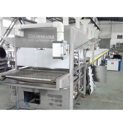 Control PLC Máquina de enrobamiento de chocolate puro con intercambiador de tipo tubo