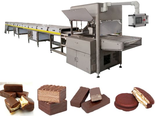 Máquina para enrobar chocolate de 600 mm