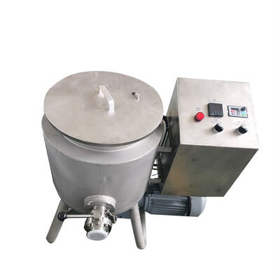 Comprar Máquina conchadora de chocolate con sistema de control PLC, voltaje de 220V, velocidad de 0-30 RPM, equipo industrial de conchado y mezclado de chocolate Fabricación en línea