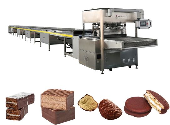 Máquina para enrobar chocolate de 1200 mm