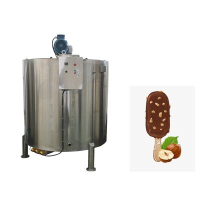 1000L de ajuste del termostato SS 304 Tanque de almacenamiento de chocolate Dia1250×1700mm